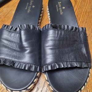 Kate Spade Black Sandals Size 8